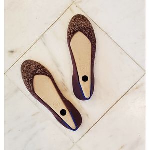 Rothy's Eggplant Metallic Flats - Size 7